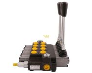 Rozdzielacz hydrauliczny 4-sekcyjny max przepływ 40L (1 sekcja z zatrzaskiem) Waryński W-ROZ40L/4X1Z - 2