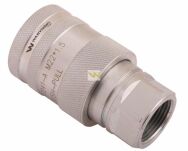 Szybkozłącze hydrauliczne gniazdo z eliminatorem ciśnienia M22x1.5 gwint wew. EURO PUSH-PULL (ISO 7241-A) Waryński WIAM22MW-PPE - 2