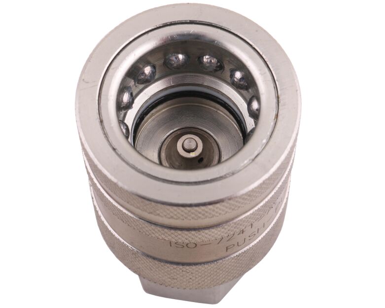 Szybkozłącze hydrauliczne gniazdo z eliminatorem ciśnienia G1/2