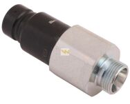 Szybkozłącze hydrauliczne suchoodcinające wtyczka M22x1.5 15L gwint zewnętrzny ISO16028 Waryński WIFM22SZ - 3