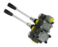 Rozdzielacz hydrauliczny 2-sekcyjny max przepływ 40L 1-sekcja pływająca Waryński W-ROZ40L/2X1P - 4