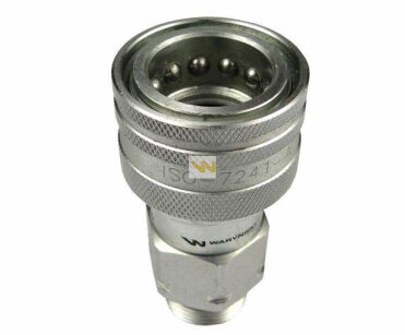 Szybkozłącze hydrauliczne gniazdo M22x1.5 gwint zewnętrzny EURO (9100822G) (ISO 7241-A) Waryński WIAM22MZ