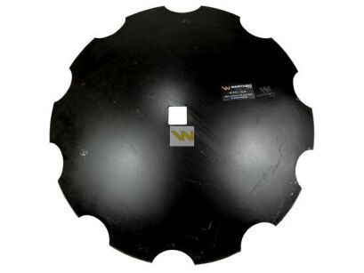 Talerz uzębiony Z-10 fi 660 otwór 35x35 stal borowa Waryński