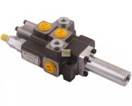 Rozdzielacz hydrauliczny 1-sekcyjny max przepływ 40L sterowany na linkę Waryński W-ROZ40L/1L - 2