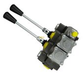 Rozdzielacz hydrauliczny 2-sekcyjny max przepływ 40L z zatrzaskami Waryński W-ROZ40L/2Z - 3