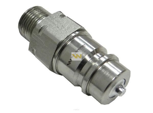 Szybkozłącze hydrauliczne wtyczka M20x1.5 gwint zewnętrzny EURO (9100822W) (ISO 7241-A) Waryński WIAM20SZ