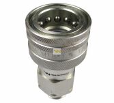 Szybkozłącze hydrauliczne gniazdo M18x1.5 gwint zewnętrzny EURO (9100818G) (ISO 7241-A) Waryński WIAM18MZ - 3