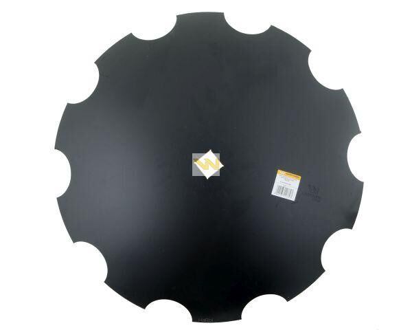 Talerz uzębiony Z-10 fi 660 otwór 40x40 stal borowa 8mm Waryński