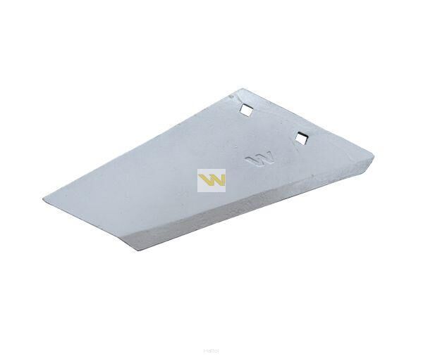 Lemiesz agregatu podorywkowego prawy zastosowanie LP-240/2-otwory Gruber Kos Unia stal borowa WARYŃSKI