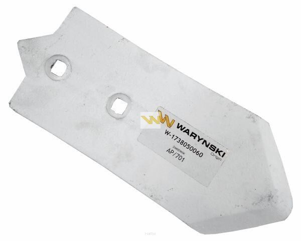 Dziób dwuotworowy agregatu podorywkowego zastosowanie Ap/701 Kos Unia stal borowa Waryński