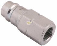 Szybkozłącze hydrauliczne wtyczka z eliminatorem ciśnienia M18x1.5 gwint wew. EURO (ISO 7241-A) Waryński WIAM18SWE - 3