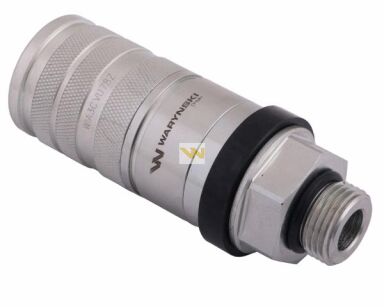 Szybkozłącze hydrauliczne zrywalne seria WIA3CV (3CFPV) 68 l/min gniazdo G7/8"UNF gwint zewnętrzny EURO PUSH-PULL (ISO 7241-A) Waryński WIA3CVU78Z