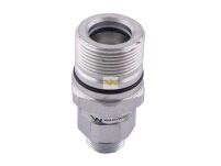 Szybkozłącze hydrauliczne skręcane gniazdo M22x1.5 gwint zewnętrzny 300bar Waryński WDCVV22GZ - 3