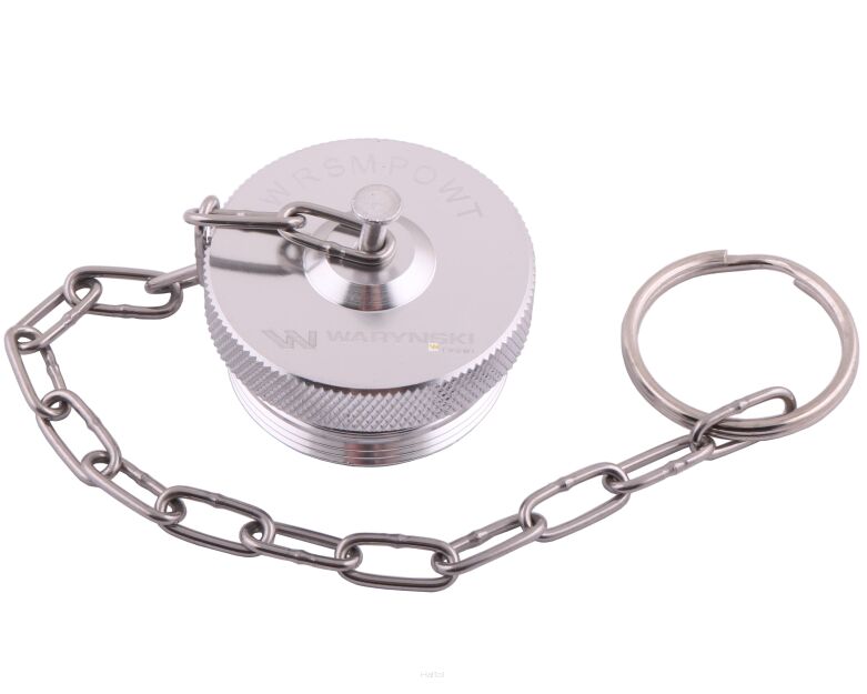 Pokrywa aluminiowa (korek, zaślepka) z gwintem zewnętrznym wkręcany do zaworów skręcanych - wtyczek serii WRS Waryński WRSMPOWT