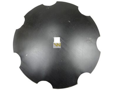 Talerz uzębiony Z-7 fi 510 otwór 30x30 stal borowa 4mm Waryński Premium 1242050040 1279201020