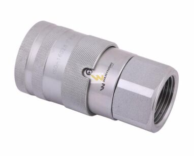 Szybkozłącze hydrauliczne suchoodcinające (rozmiar 3/4) gniazdo G1"BSP gwint wewnętrzny ISO16028 Waryński WIFR34MW1