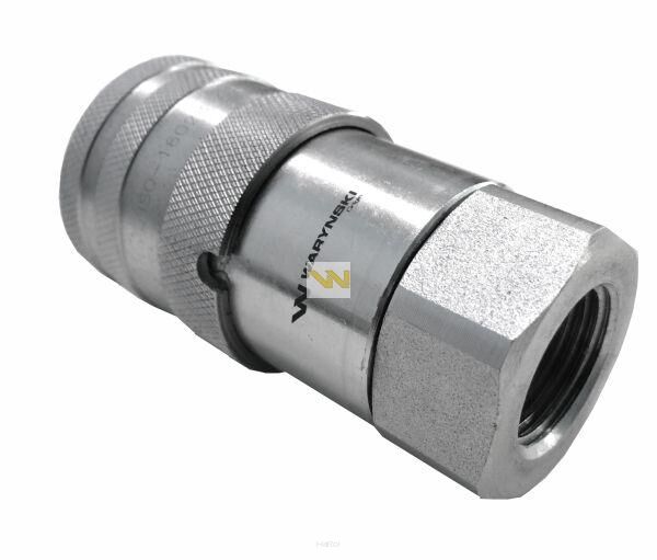 Szybkozłącze hydrauliczne suchoodcinające gniazdo G3/4