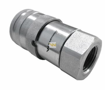 Szybkozłącze hydrauliczne suchoodcinające gniazdo G3/4"BSP gwint wewnętrzny ISO16028 Waryński WIFR34MW