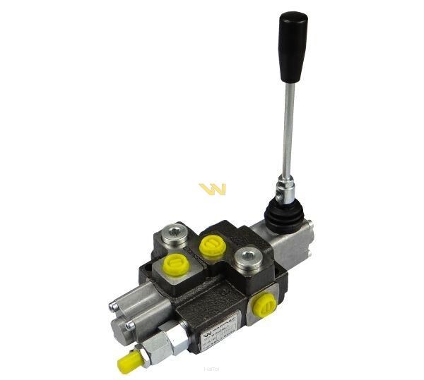 Rozdzielacz hydrauliczny 1-sekcyjny max przepływ 40L Waryński W-ROZ40L/1