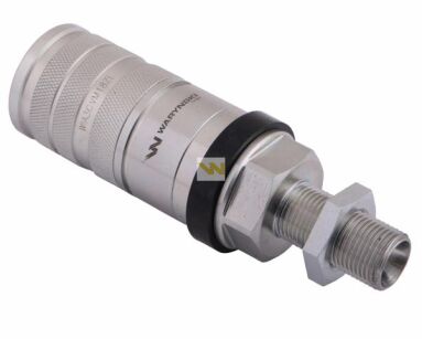 Szybkozłącze hydrauliczne zrywalne seria WIA3CV (3CFPV) 68 l/min gniazdo long M18x1.5 gwint zewnętrzny EURO PUSH-PULL (ISO 7241-A) Waryński WIA3CVM18ZL