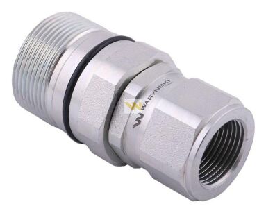 Szybkozłącze hydrauliczne skręcane gniazdo G3/4"BSP gwint wewnętrzny 250bar Waryński WDCVV34GW