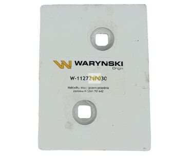 Nakładka płozy prawa przednia zastosowanie PO 642 Unia Pług stal borowa WARYŃSKI