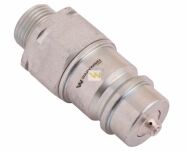 Szybkozłącze hydrauliczne wtyczka z eliminatorem ciśnienia M18x1.5 gwint zew. EURO (9100818W) (ISO 7241-A) Waryński WIAM18SZE - 2