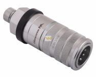 Szybkozłącze hydrauliczne zrywalne seria WIA3CV (3CFPV) 68 l/min gniazdo M18x1.5 gwint zewnętrzny EURO PUSH-PULL (ISO 7241-A) Waryński WIA3CVM18Z - 2