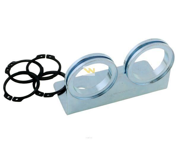 Uchwyt podwójny z pierścieniami segera dla szybkozłączy EURO Push-Pull Waryński W-U2EUR-PP