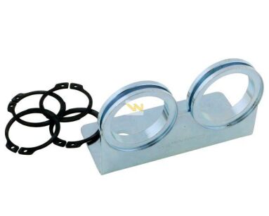 Uchwyt podwójny z pierścieniami segera dla szybkozłączy EURO Push-Pull Waryński W-U2EUR-PP