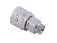 Szybkozłącze hydrauliczne skręcane wtyczka M22x1.5 gwint zewnętrzny 300bar Waryński WDCVV22SZ - 2