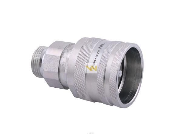 Szybkozłącze hydrauliczne skręcane wtyczka M22x1.5 gwint zewnętrzny 300bar Waryński WDCVV22SZ