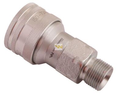 Szybkozłącze hydrauliczne gniazdo M20x1.5 gwint zewnętrzny EURO (ISO 7241-A) Waryński WIAM20MZ