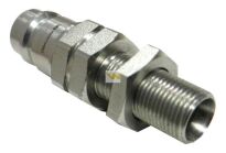 Szybkozłącze hydrauliczne wtyczka long M18x1.5 gwint zewnętrzny EURO (9100818W) (ISO 7241-A) Waryński WIAM18SZL - 4