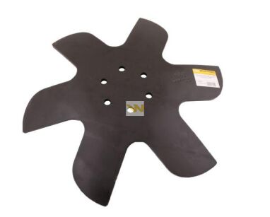 Talerz skrajny prawy Z-6 fi 460 mocowanie 6 / 100mm grubość 8mm zastosowanie KM060250 Bednar stal borowa Waryński