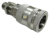 Szybkozłącze hydrauliczne gniazdo long M18x1.5 gwint zewnętrzny EURO PUSH-PULL (9100818GL) (ISO 7241-A) Waryński WIAM18MZL-PP - 3