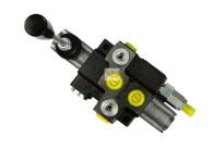 Rozdzielacz hydrauliczny 1-sekcyjny max przepływ 40L z zatrzaskiem Waryński W-ROZ40L/1Z - 4