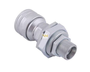 Szybkozłącze hydrauliczne gniazdo long M22x1.5 gwint zewnętrzny EURO (Adaptacja starego typu 504900) (9199822G/ST) (ISO 7241-A) Waryński WIAM22MZL-ST