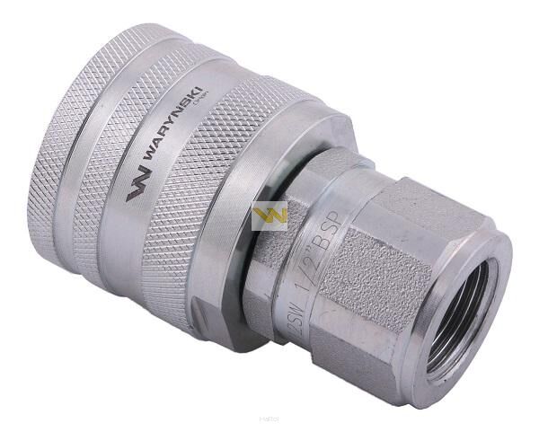 Szybkozłącze hydrauliczne skręcane wtyczka G1/2