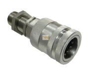 Szybkozłącze hydrauliczne gniazdo long M22x1.5 gwint zewnętrzny EURO PUSH-PULL (9100822GL) (ISO 7241-A) Waryński WIAM22MZL-PP - 3