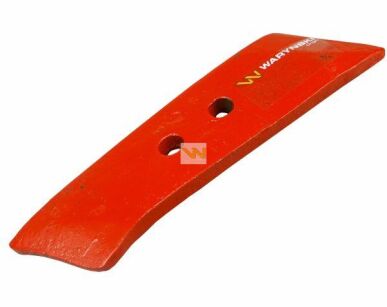 Dłuto, nakładka lemiesza lewa zastosowanie Kverneland stal borowa WARYŃSKI