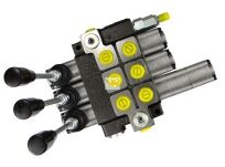 Rozdzielacz hydrauliczny 3-sekcyjny max przepływ 40L 1-sekcja pływająca Waryński W-ROZ40L/3X1P - 4