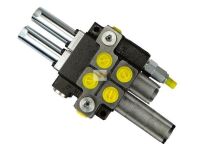 Rozdzielacz hydrauliczny 2-sekcyjny max przepływ 40L 1-sekcja pływająca - sterowany na linkę Waryński W-ROZ40L/2LX1P - 2