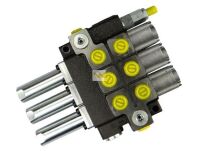 Rozdzielacz hydrauliczny 3-sekcyjny max przepływ 40L sterowany na linkę Waryński W-ROZ40L/3L - 2