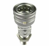 Szybkozłącze hydrauliczne gniazdo long M22x1.5 gwint zewnętrzny EURO (9100822GL) (ISO 7241-A) Waryński WIAM22MZL - 4