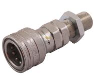 Szybkozłącze hydrauliczne gniazdo long M20x1.5 gwint zewnętrzny EURO (ISO 7241-A) Waryński WIAM20MZL - 2