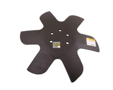 Talerz skrajny lewy Z-6 fi 460 mocowanie 6 / 100mm grubość 8mm zastosowanie KM060251 Bednar stal borowa Waryński